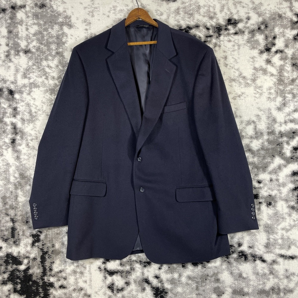 Jos A Bank Blazer Mens Size 46LG 100% Cashmere Office Career Business